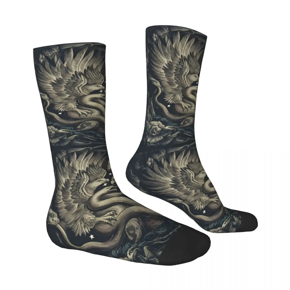 Snake Sock Printed Man Polyester