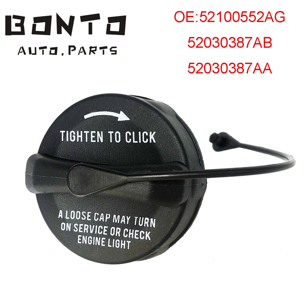 BONTO Fuel Tank Cap For 2003-2018 Wrangler JK TJ For 2001-2019 Grand Cherokee OEM:52100552AG 52030387AB 52030387AA