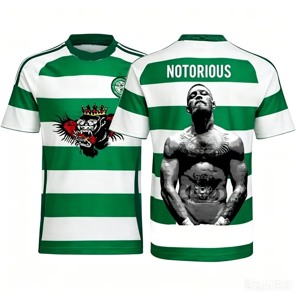 2026 Sommer Notorious Conor McGregor Special Edition MMA Fußball-Shirt für Herren und Damen – Atmungsaktives Sport-T-Shirt für Fitness-Training – Detail 6