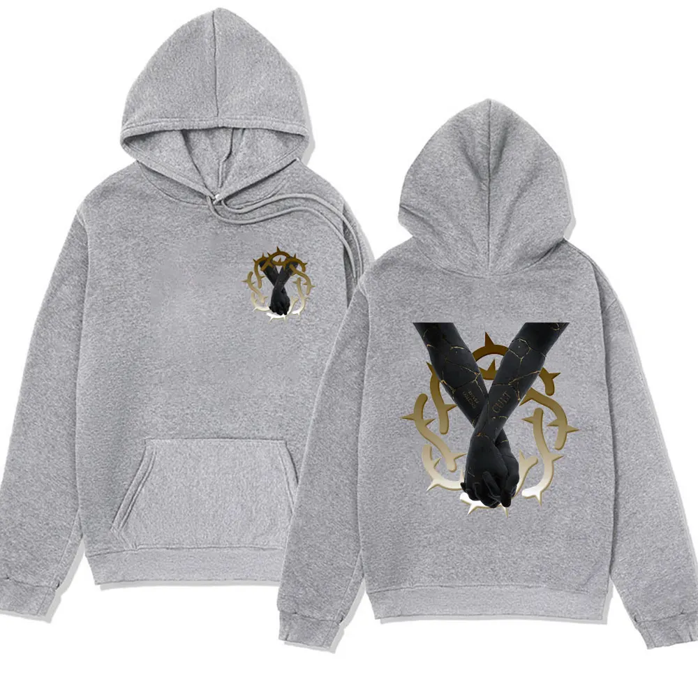 Rock Band Bad Omens Finding God Before God Finds Me Music Album Printed Hoodie Men Women Winter Sweatshirt Oversized Pullover