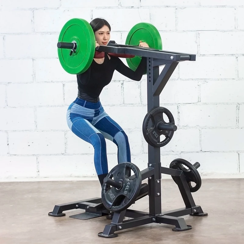 Hack Squat Machine Home & Gym Standing Squat Trainer Leg and Glute Strength Training Fitness Equipment