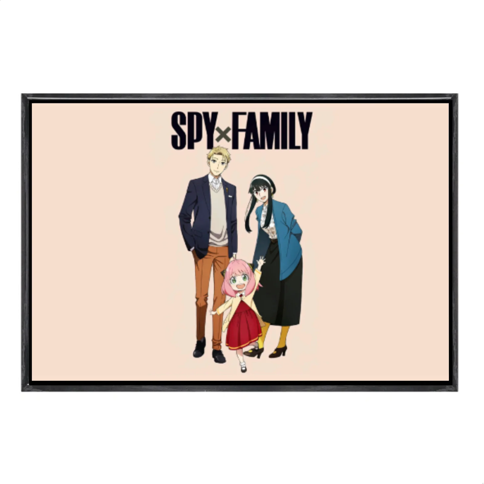 

Японская манга, многоразмерный холст, постер в двойной рамке, настенное искусство, домашний декор Spyx Family для гостиной, спальни