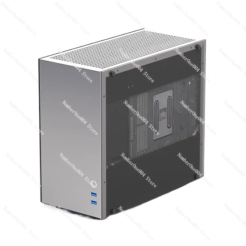 

GEEEK M8 MATX main board ATX power supply 240 water cooling 120 water cooling, aluminum alloy side penetrating chassis