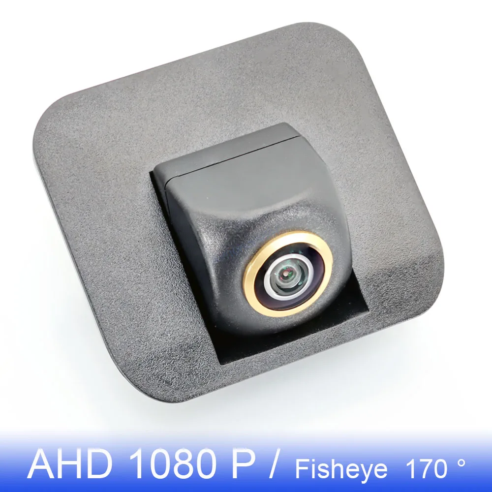 Car Rear View Camera For Geely Boyue SUV Geely NL-3 Geely Atlas 2016~2019 Car Reserved hole Golden FishEye Lens AHD 1080P 170°