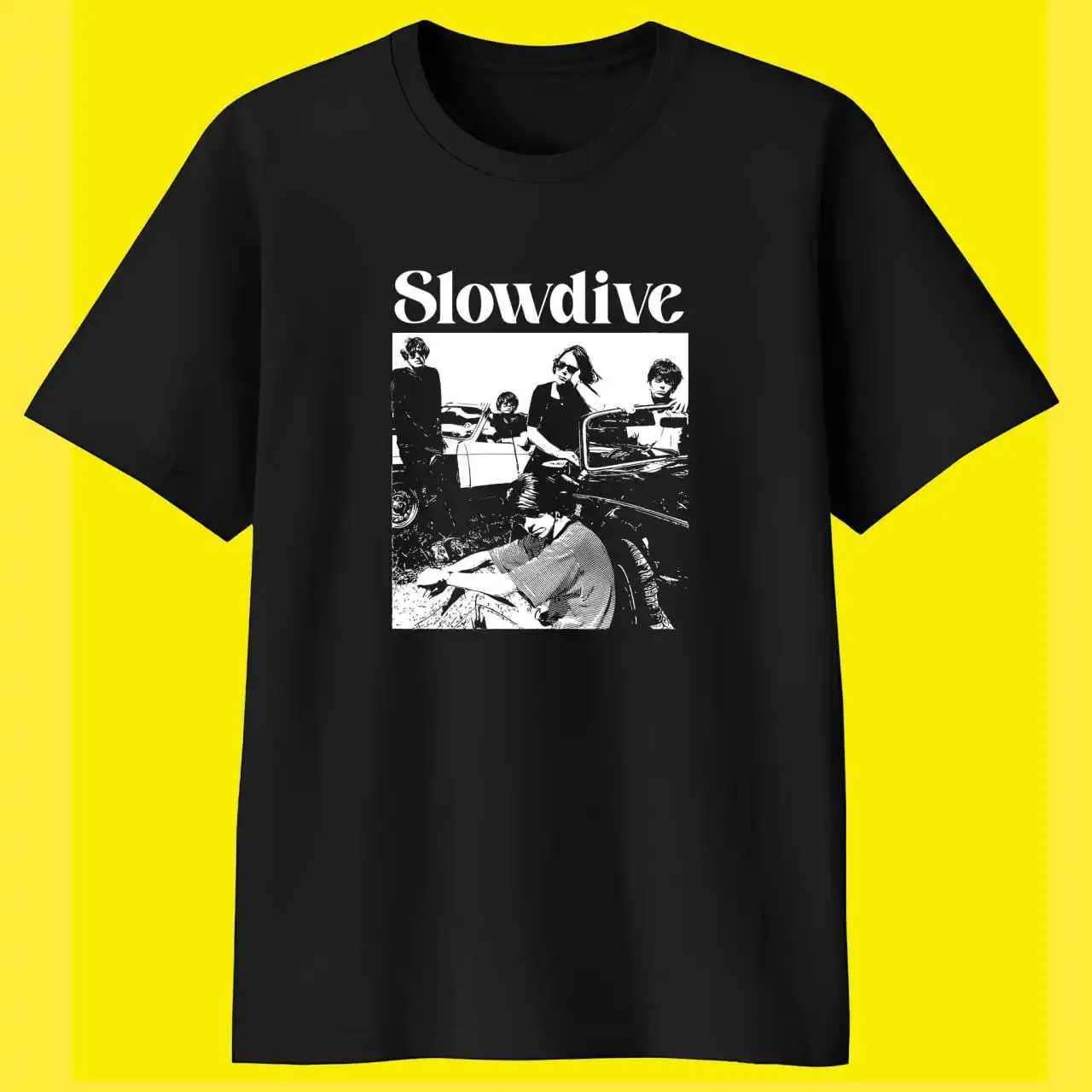 Vintage Style Slowdive T Shirt Men Woman Clothing
