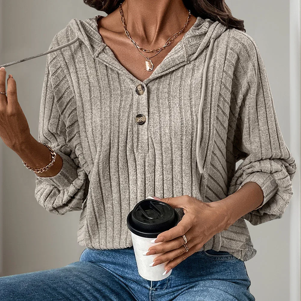 

Свободная толстовка с капюшоном для женщин, идеально подходит для зимы, размеры S-XL, удобная ткань, модный уличный стиль