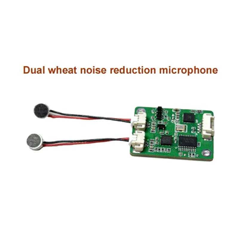 ABKN-Noise Reduction Dual-Microphone Matrix Array AI Voice Interaction Reply Cancellation Voice Enhancement Clarity USB Driver-F