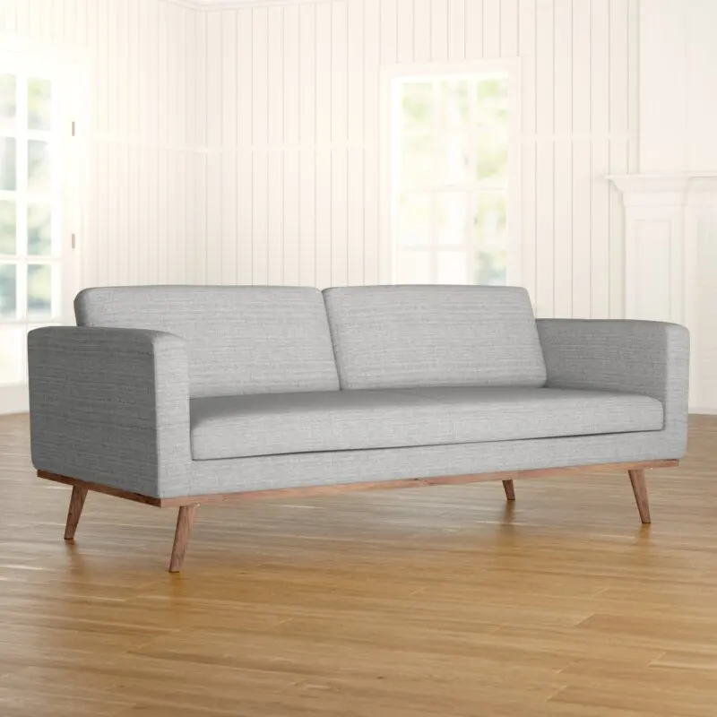 

#Modern Luxury Design Living Room Furniture Solid Wood Leather Upholstered Leisure Sofa for Office