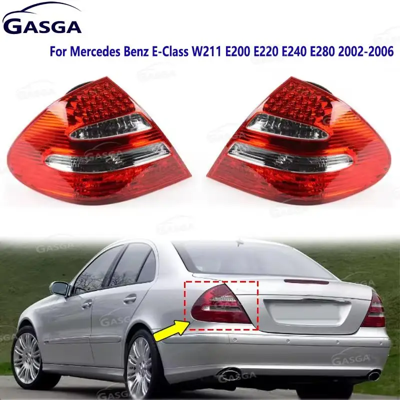 Taillight Assembly For Mercedes Benz E-Class W211 E200 E220 E240 E280 2002-2006 Car Accessories LED Rear Tail Light Turn Signal