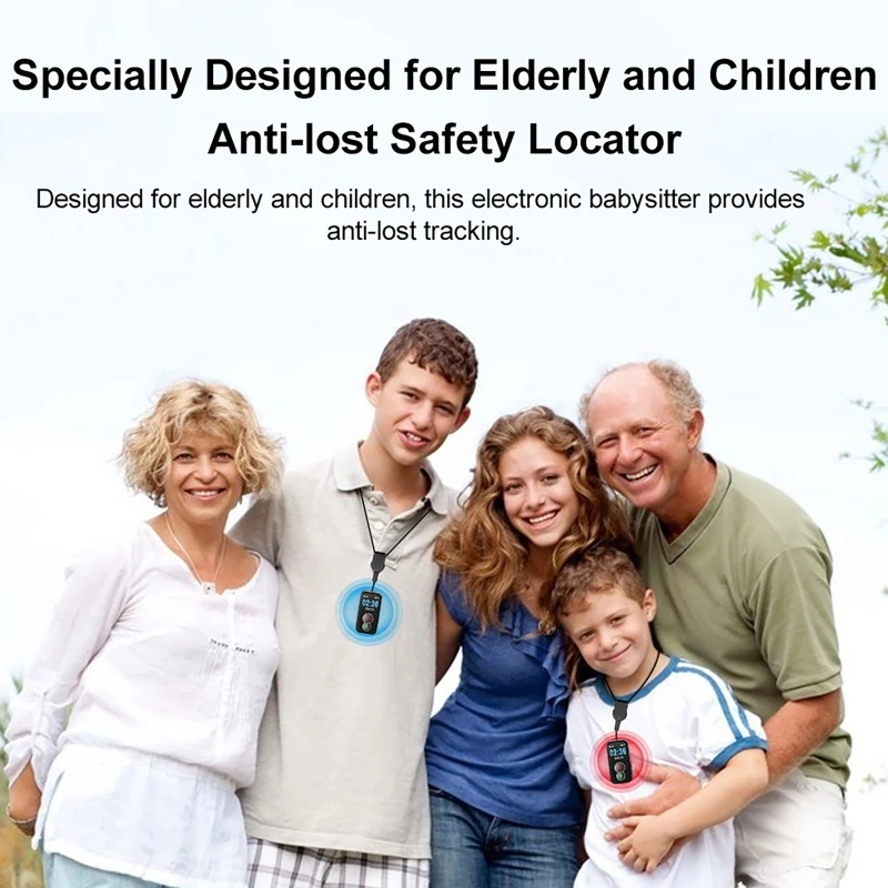 Portable GPS Tracker with SOS Button Waterproof Multi-precision Positioning 4G Anti-lost GPS Locator for Elderly and Children