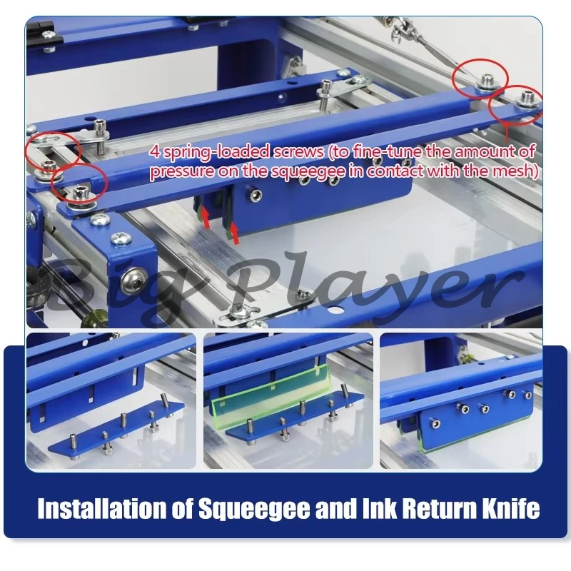 

Manual curved stainless steel screen printing machine for label printing Ring manual screen printing machine
