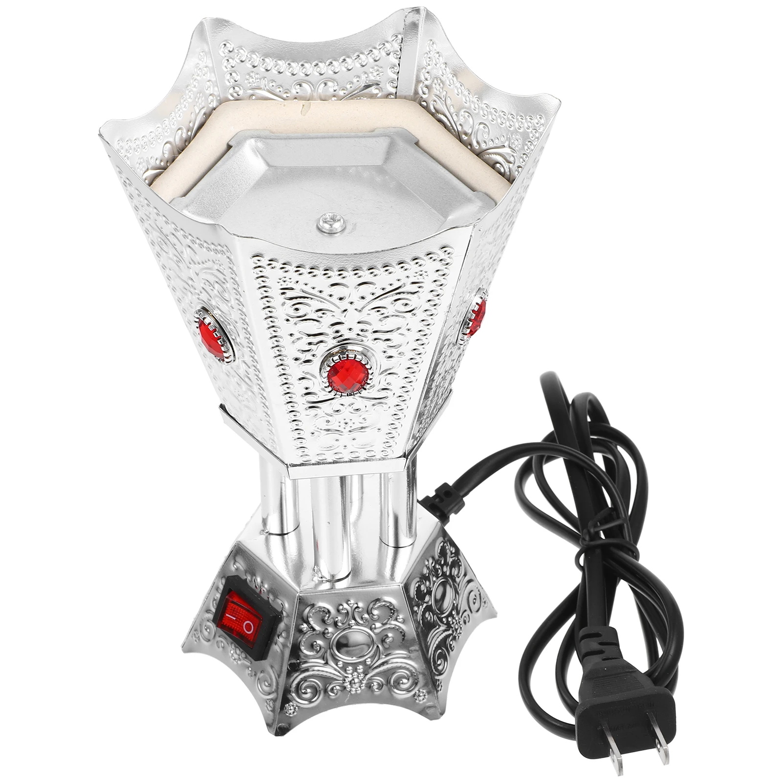 

Electric Incense Burner Premium Iron Retro Desktop Aroma Therapy Burner for Relaxation Home Decor Table Centerpiece