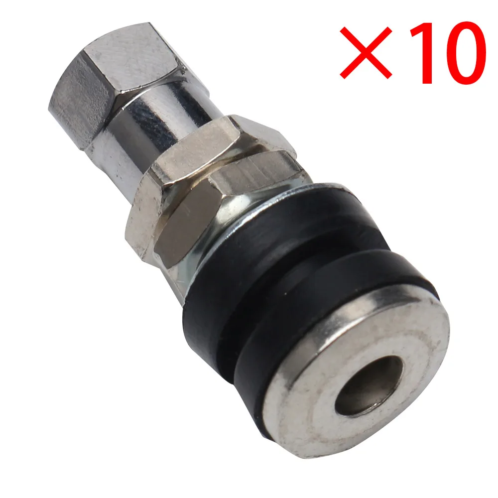 Professional Tire Valve TR161 33mm Universal Metal Motorcycles Trucks Bolt-in Tubeless Wheel Tire Valve Stem with Dust Cap Cover