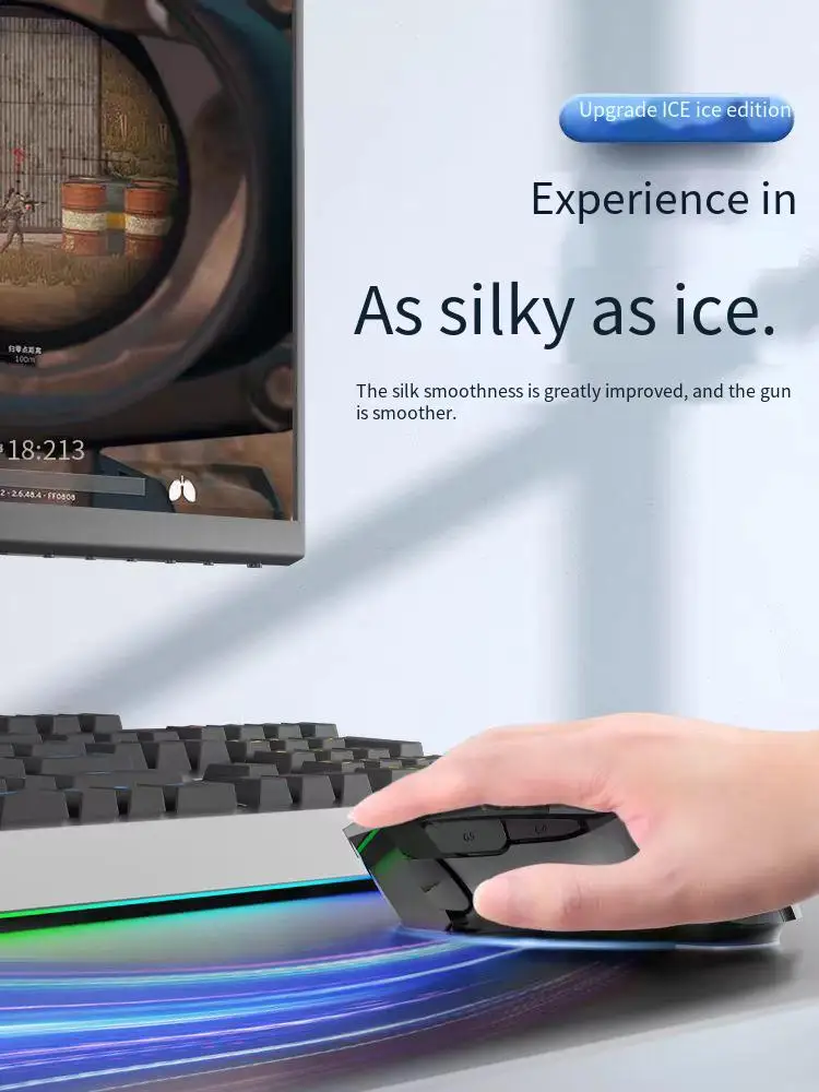 for Logitech G502 Foot Sticker Hero Mouse Wireless Version Foot Sticker Se Ice Version Wired Version Ceramic Mat Anti-Slip Sti