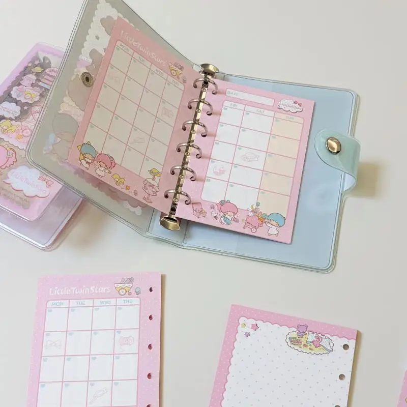 Kawaii Little Twin Stars A7 Hand Account Internal Page New Japanese Anime Cartoon Rabbit M2.5M5 Loose Leaf Replacement Core Gift