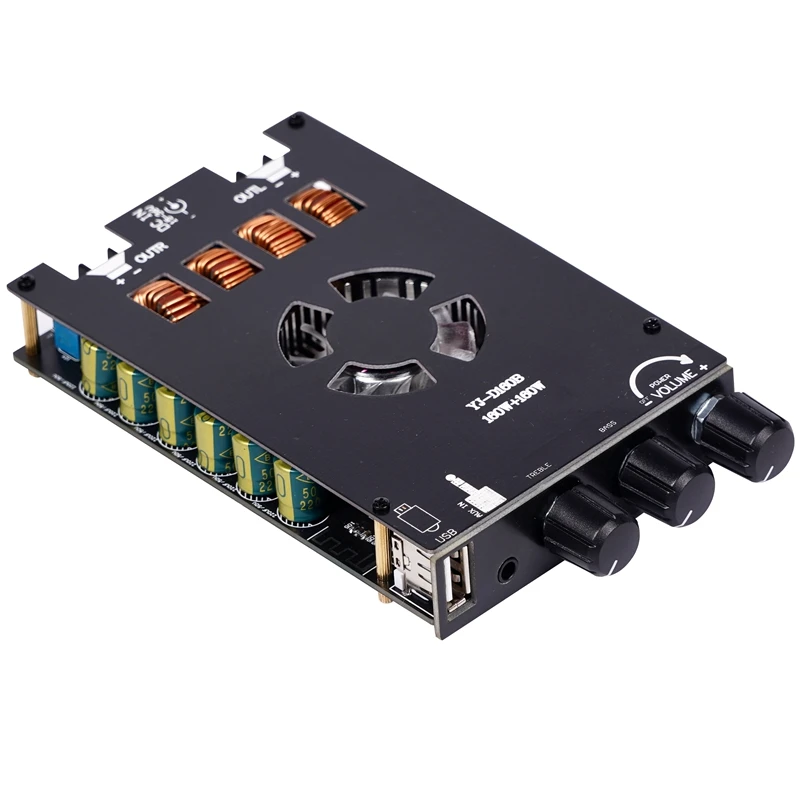 Amplificateur Audio domestique numérique DC24V, 160W x 2, 2.0 canaux de classe D, avec réglage de la tonalité des basses, nouveauté