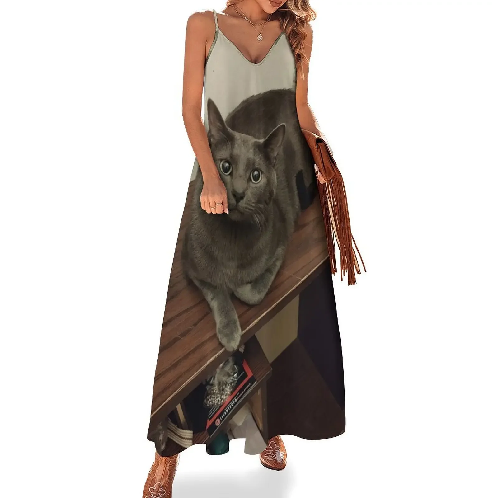 

CAT Sleeveless Dress loose summer dress summer women's dress 2025 clothes for women for girls