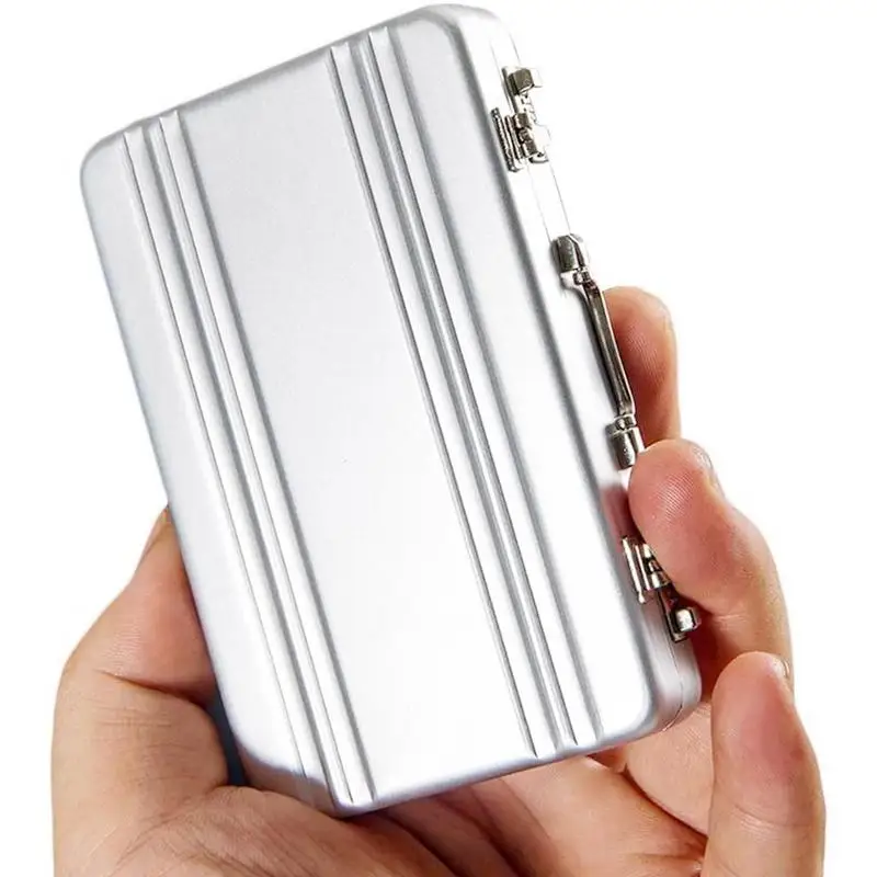 Briefcase Business Card Holder Aluminum Business Card Holder Business Card Organizer For Man And Woman Pocket Business Card