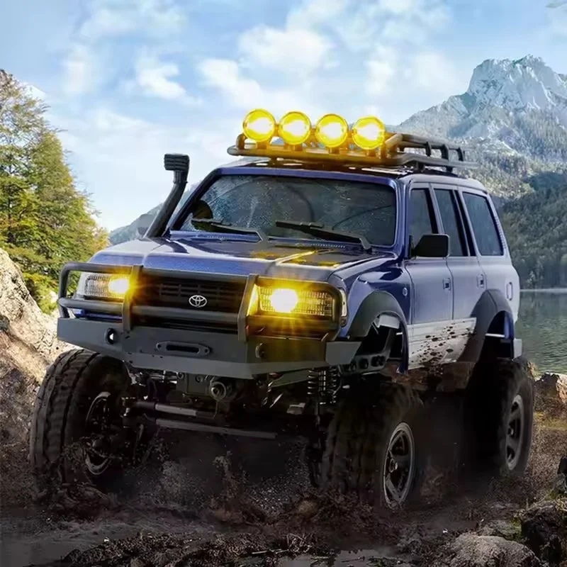 Fms 1/18 Land Cruiser Lc80 Fcx18 Rc Car Brush Toyota Simulation Official Licensed 4wd Rc Off Road Car Model Toy For Adults Gift