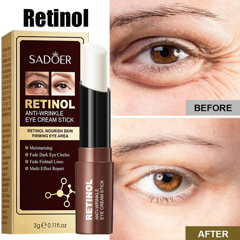 

Anti-Wrinkle Eye Cream Remove Dark Circles Eye Bags Retinol Firmness Moisturizing Anti-Aging Reduces Fine Line Korean Skin Care