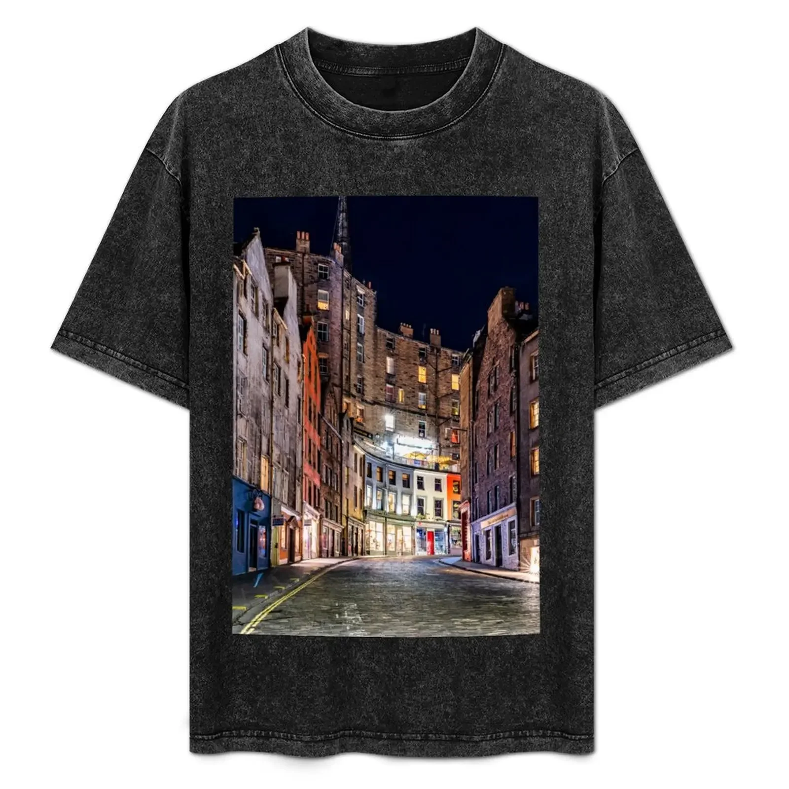 

Victoria Street Edinburgh Scotland T-Shirt Short sleeve tee T-shirts oversize customizeds cotton graphic tees clothing for men