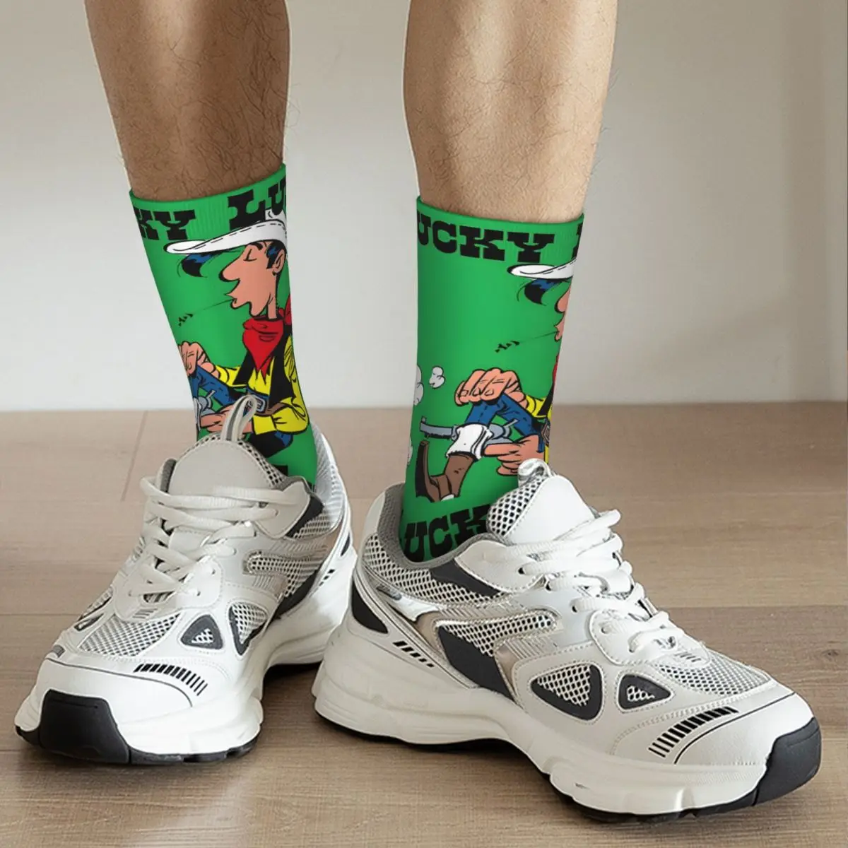 Cowboy Adventure Anime Kawaii Socks Travel Cartoon Pattern Socks