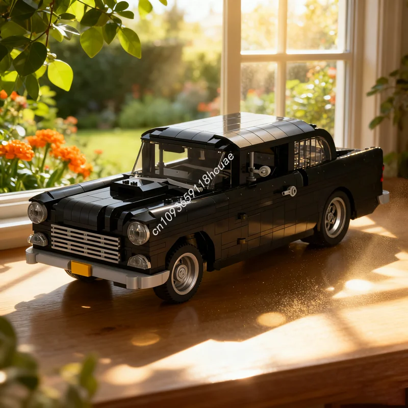 1479pcs MOC Chevy Bel Air Street Rod Iconsed Model Building kerstcadeau blokken Architectuur speelgoed Monteren DIY idee Verjaardag