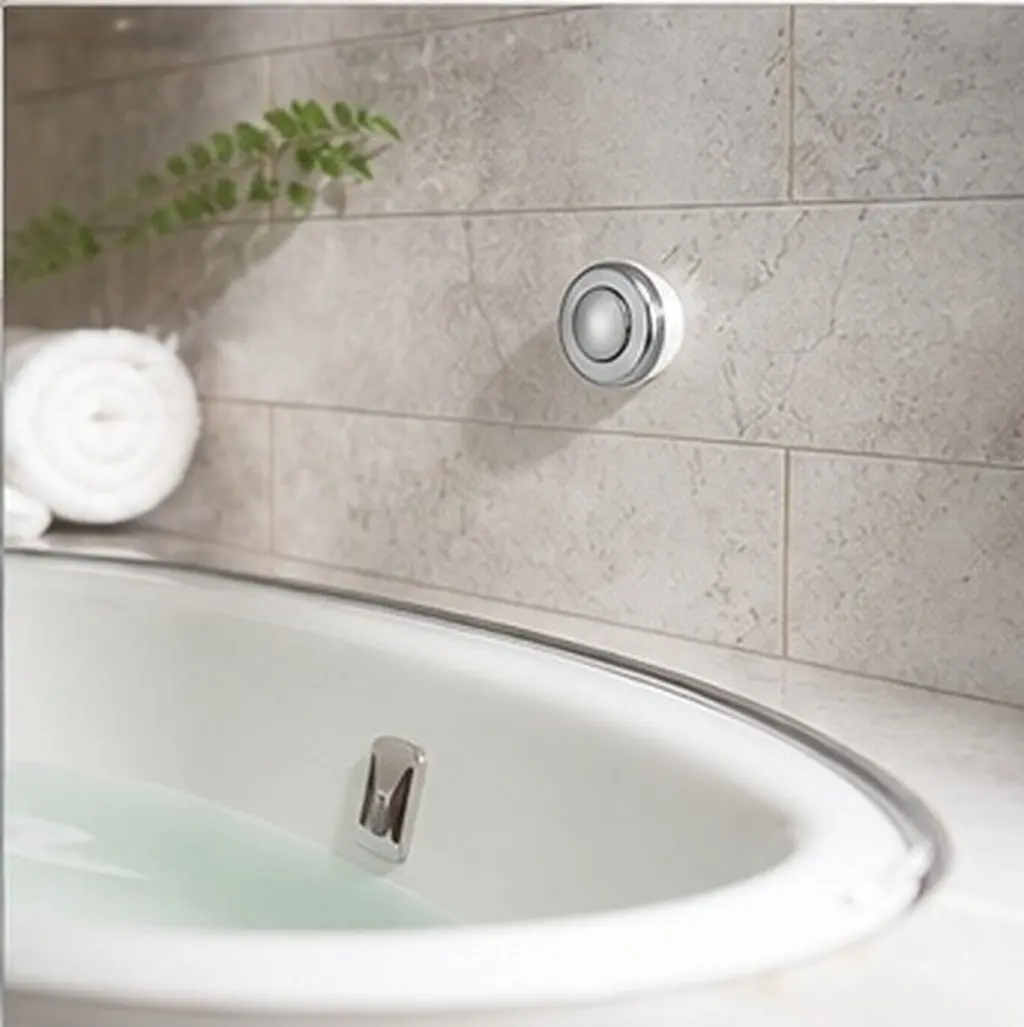 Pneumatic Air Pressure Switch with Built-in Micro Switch Easy on Off Button for Waste Disposer Bathtub Spa Massage Bathtub