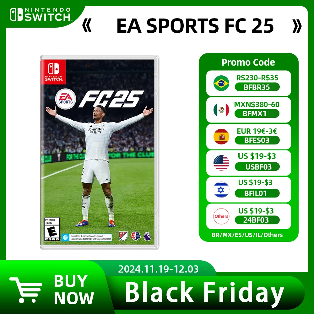 Nintendo Switch Game Deals - EA SPORTS FC 25 -  100% Original Games Cartridge Physical Card Support TV Tabletop Handheld Mode