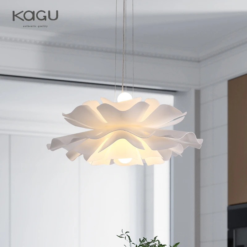 

Ceiling bedroom light simple modern LED warm indoor outdoor chandelier Nordic design petals 2022 lighting fixtures