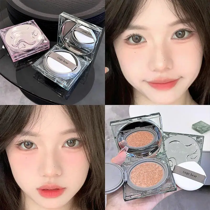 

Gege bear 13g Moisturizing Air Cushion Cream Light Natural Clear Liquid Foundation Brightens Skin Tone Air Cushion BB Cream