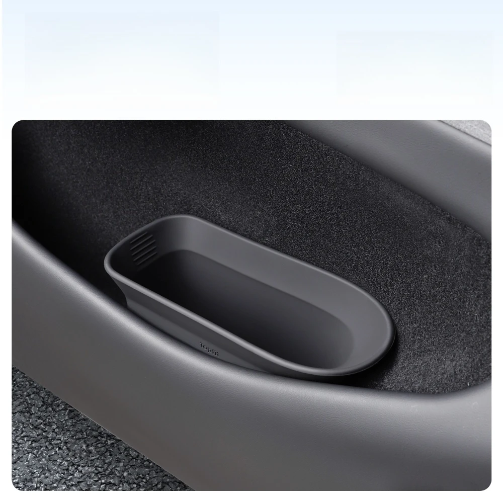 For Tesla Model 3 24-26 Y/YL 25-26 Doors Organization Storage Box Trash Can Storage Buckets Driver Passenger Car Accessories 5
