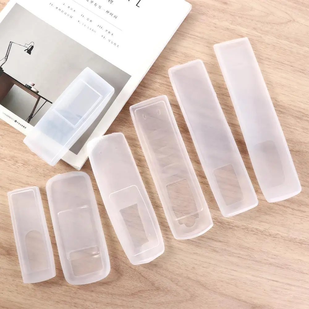 Transparent Dust-proof Silicone Remote Control Case Air Condition Cover Remote Control Protctive Case TV Remote Storage Bag