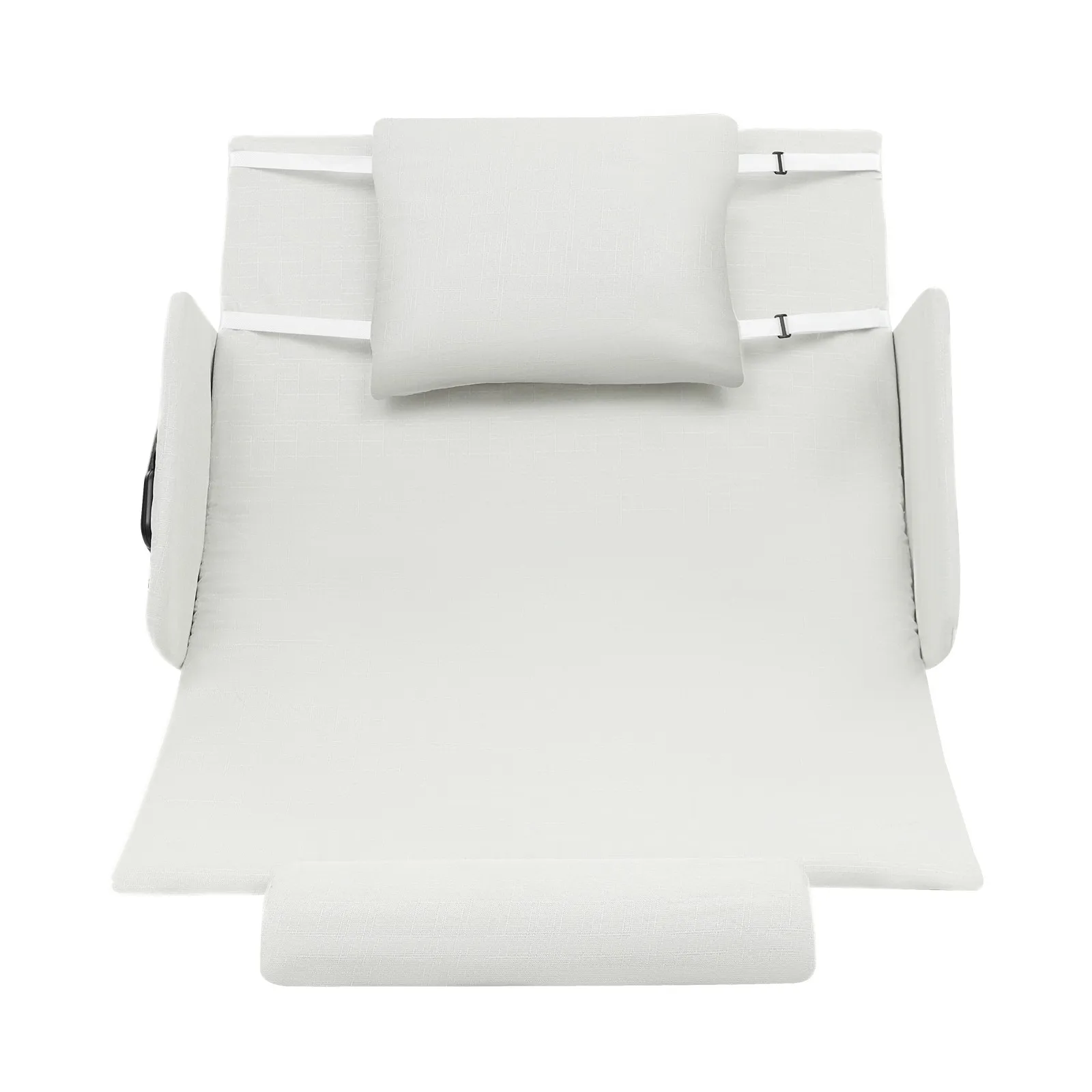 مسند ظهر قابل للتعديل لسرير المستشفى الكهربائي بجهاز تحكم عن بعد - طاولة فوق السرير وقضبان جانبية متضمنة لرعاية المريض المنزلي لكبار السن