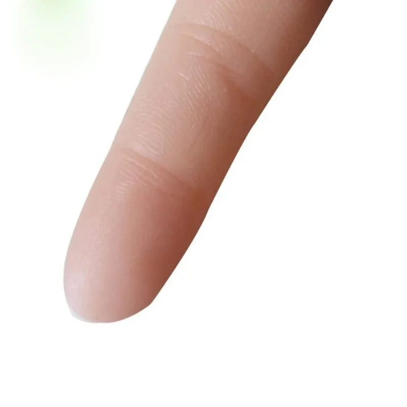 Customize prosthetic implant cosmetic silicone finger for wounded hand