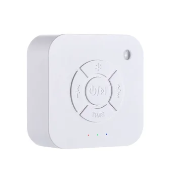 White Noise Sound Machine Sleep Soother With 9 Soothing Sounds Breathing Light Timer Type-C Charging For Baby Home Office Travel