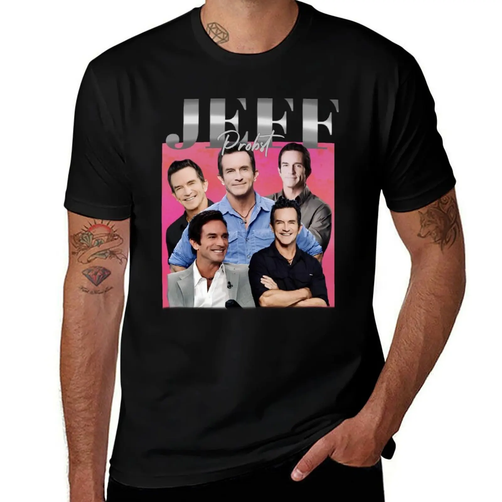 

Jeff Probst Fan Essentials: Trendy Shirts, Exclusive Stickers, and Beyond! T-Shirt oversized t shirt for men