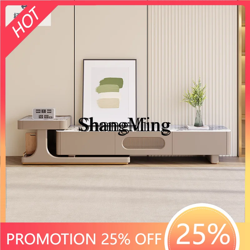 

ZYYminimalist modern light luxury TV cabinet household living room cabinet size apartment coffee TV cabinet combination