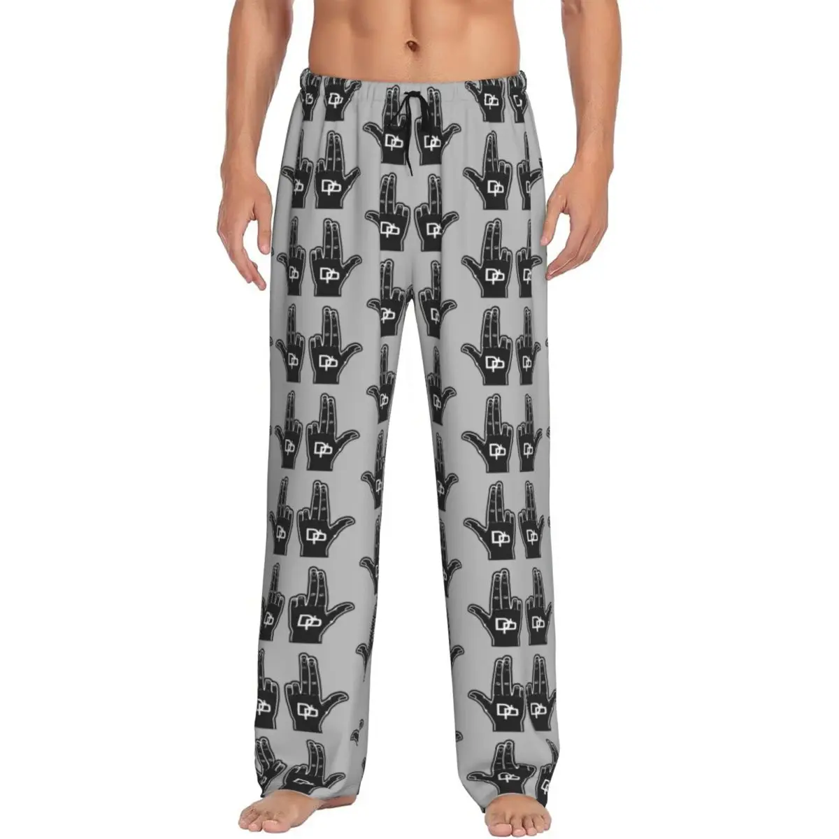 Custom Classical French Rapper Music JUL Pajama Pants Men Lounge Sleep Stretch Sleepwear Bottoms with Pockets