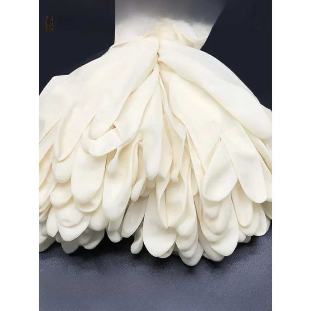 

High Elastici Thiened Latex Gloves Disposable Rubber Maintenance Protection Industrial Repair Anti Slip Home Use