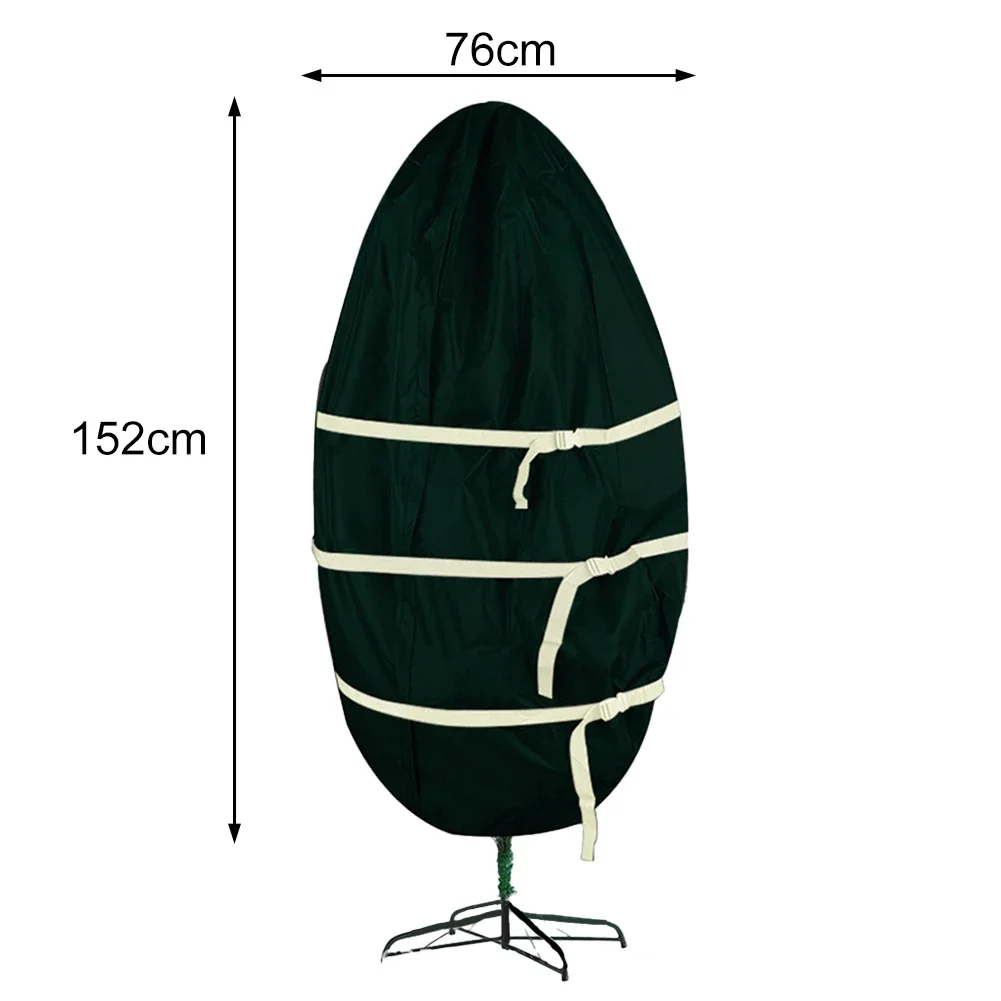 Christmas Tree Storage Solution for Assembled Trees up to 9 Feet Holds Dust and Dirt at Bay with Robust Fabric