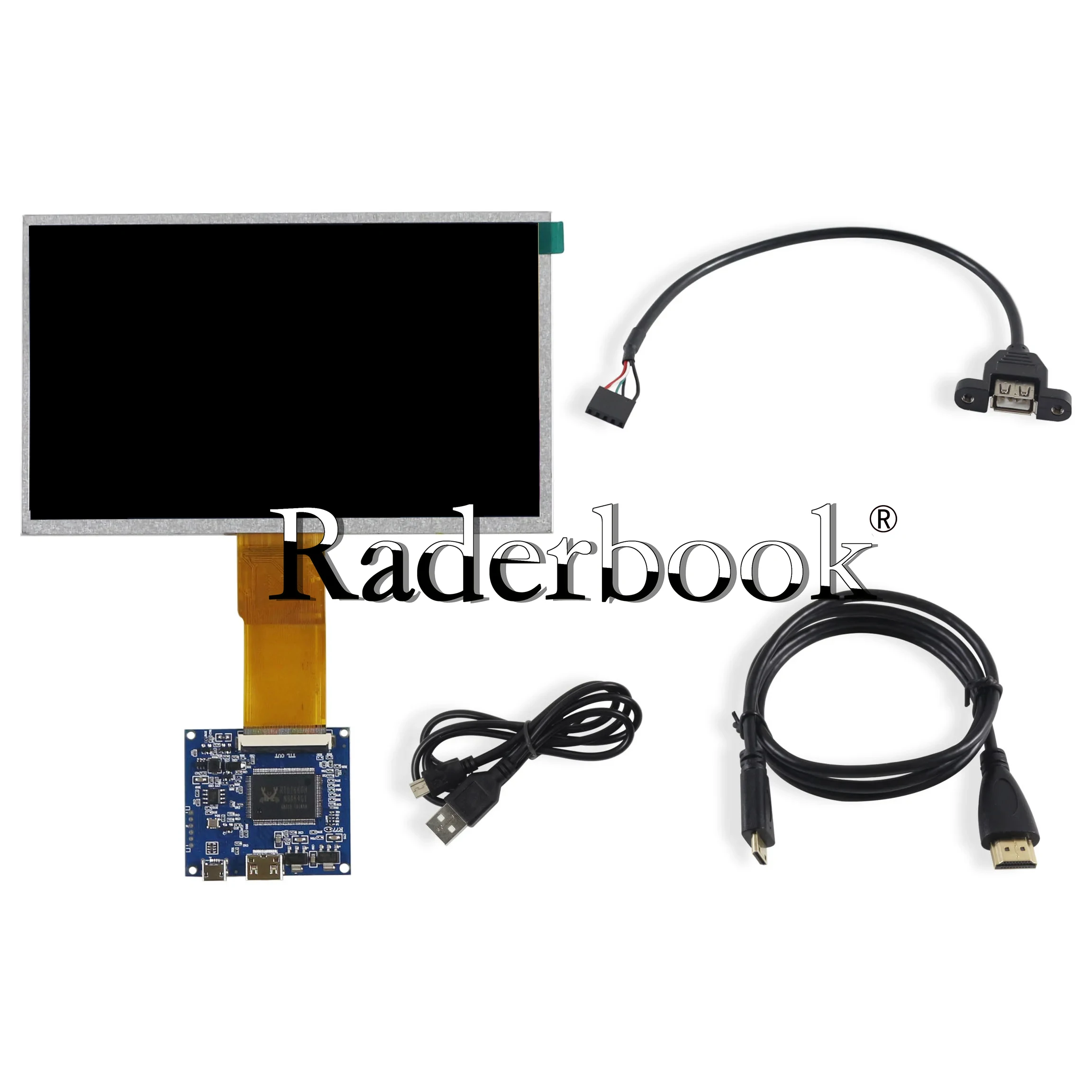 

New 7-inch IPS LCD screen 1024*600 Temperature CPU GPU SSD Monitoring Auxiliary Display Monitor for AIDA64 Computer Raspberry Pi