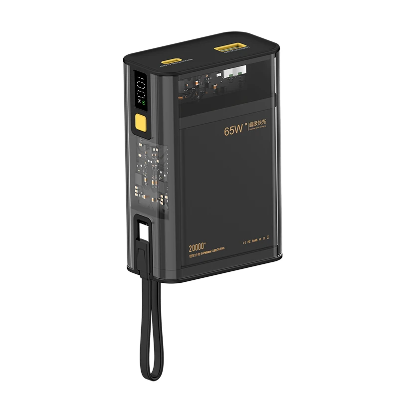Top Quality Mobile Power Bank 20000mAh Powerbank Portable Fast Charger External Battery 65W Power Banks