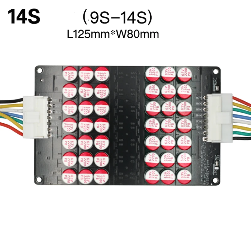 Wholesale Active Equalizer Balancer 5A 3S 4S 5S 6S 7S 8S 14S 16S 17S 18S 19S 20S 21S Lifepo4/Lipo/LTO Battery Energy Capacitor - view 4