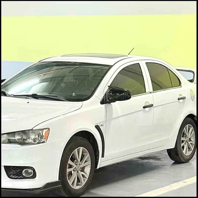 FOR Mitsubishi Lancer X EVO 10 EX 2008-2016 Side REARVIEW MIRROR COVER STICKER TRIM Decoration Car Styling Auto Accessories