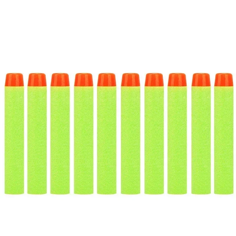 HGreen Solidne Kulki z Okrągłą Głowicą 7,2 cm do Pistoletów Nerf N-strike Elite Series, Piankowe Strzałki EVA, Akcesoria do Zabawkowych Broni dla Dzieci