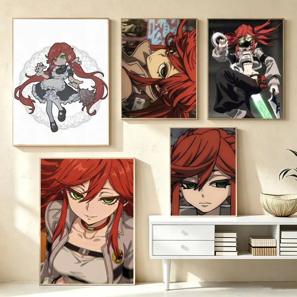 Anime R-Riyo G-Gachikuta Poster High Quality Dorm Living Room Aesthetic Wall Decoration Painting Stickers Gift