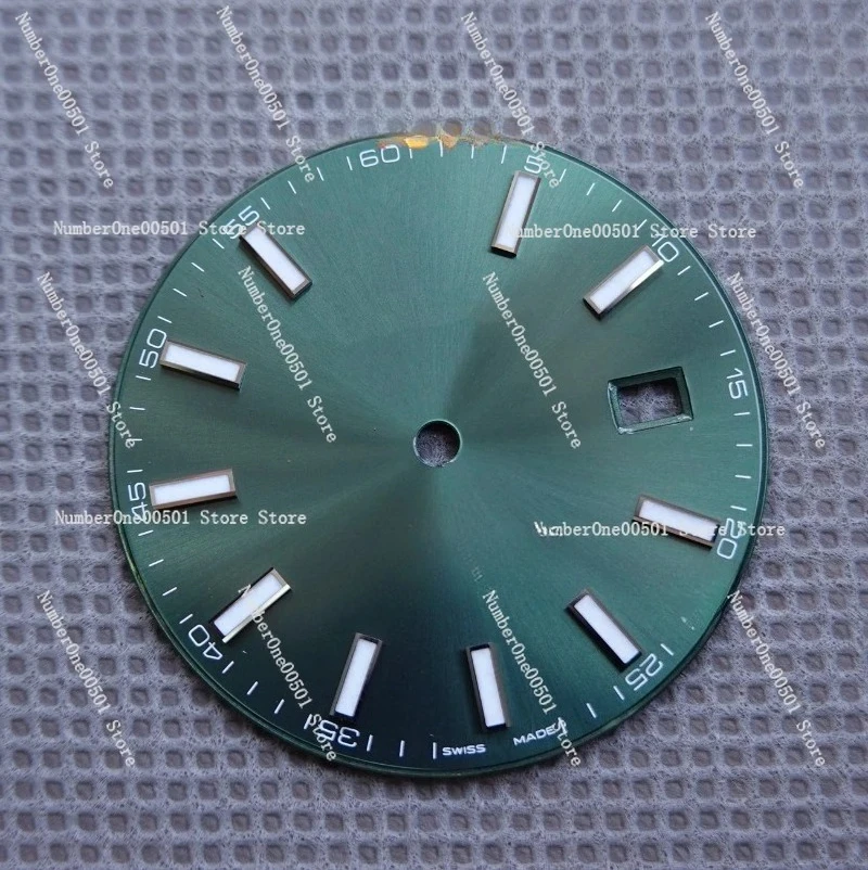 

Часы 41 мм, мятно-зеленые, черные, синие, серебристые, серые, зеленые, с буквальным циферблатом 3235, машина 126334