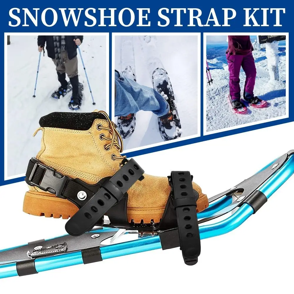 Multipurpose Snowshoe Strap Replacement Straps Durable Snowshoe Bindings Outdoor Safety Belt Adjustable Ski Boot Wraps Ties