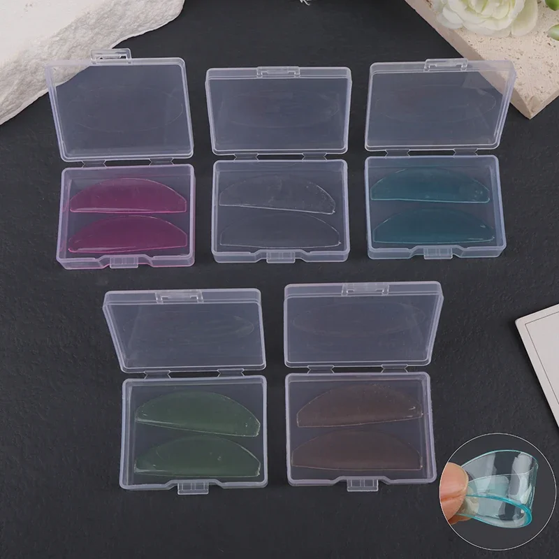 1 paio di cuscinetti per ammorbidente per ciglia cuscinetti per ciglia in silicone aste per ciglia scudo sollevamento 3D piegaciglia accessori applicatore trucco